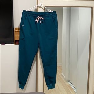 FIGS Caribbean blue Zamora Jogger high-waisted M/R